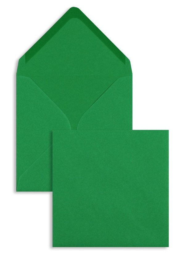 Kuvert 155 x 155 dunkelgrün